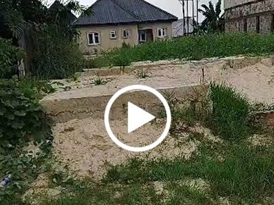 100ft By 50ft Land for Sale at Otokutu. #0073